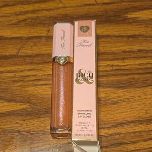 Too Faced Rich & Dazzling Lip Gloss - sunset crush